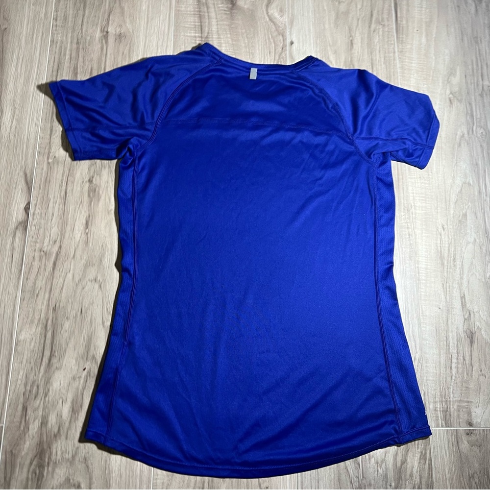 Nike Blue Fitted Short Sleeve T-Shirt - Picture 5 of 5